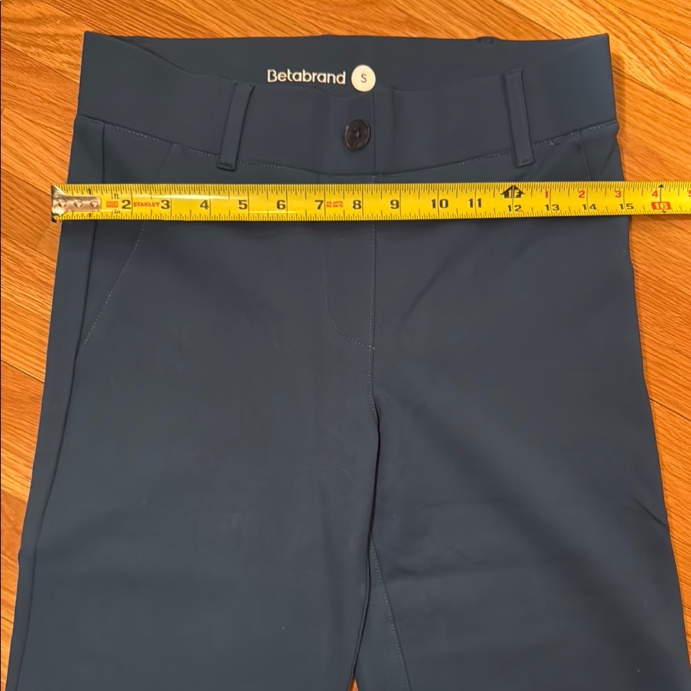 Betabrand Classic Dress Pant Yoga Pant | Straight (Dark Ocean)